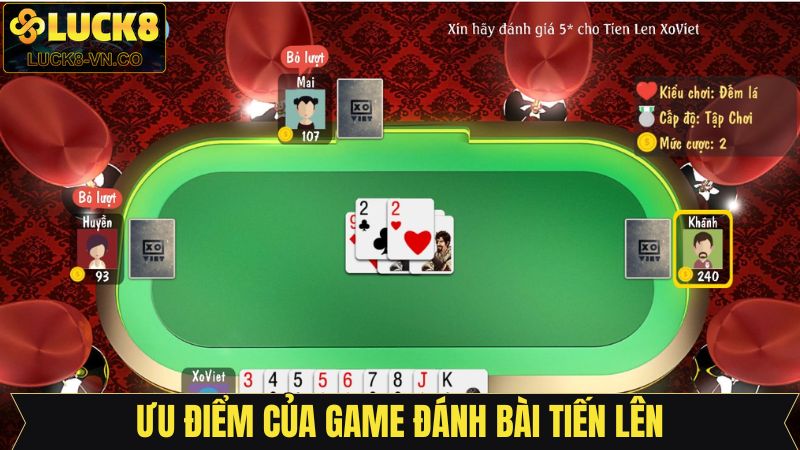 Tính năng chat giúp tạo không khí sôi động