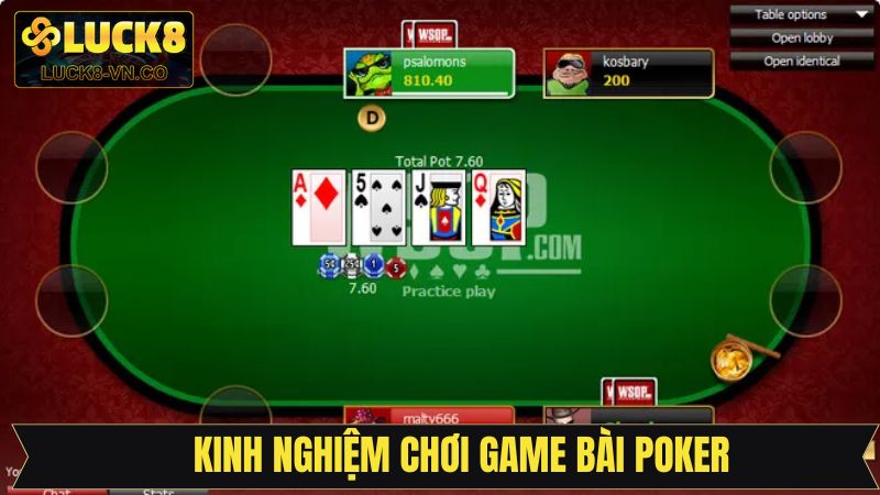 Poker - Trải Nghiệm Game Bài Online Đẳng Cấp Có Tại Luck8 4 Mẹo quan trọng nhất để chiến thắng Poker