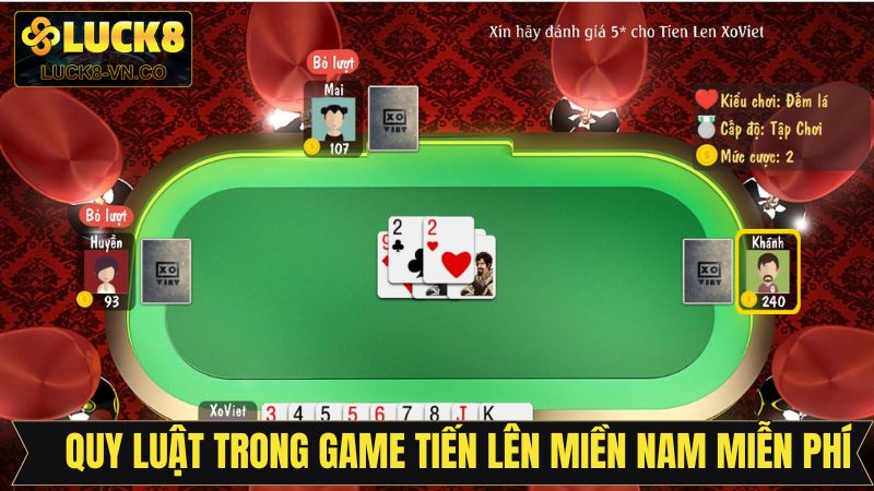 Cách chặt bài và thứ tự của các quân