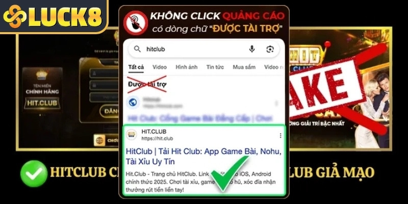 Tìm hiểu về cổng Hitclub giả mạo